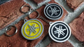 Yamaha Tuning Fork Logo Keyring/Charm — 3 Colour options