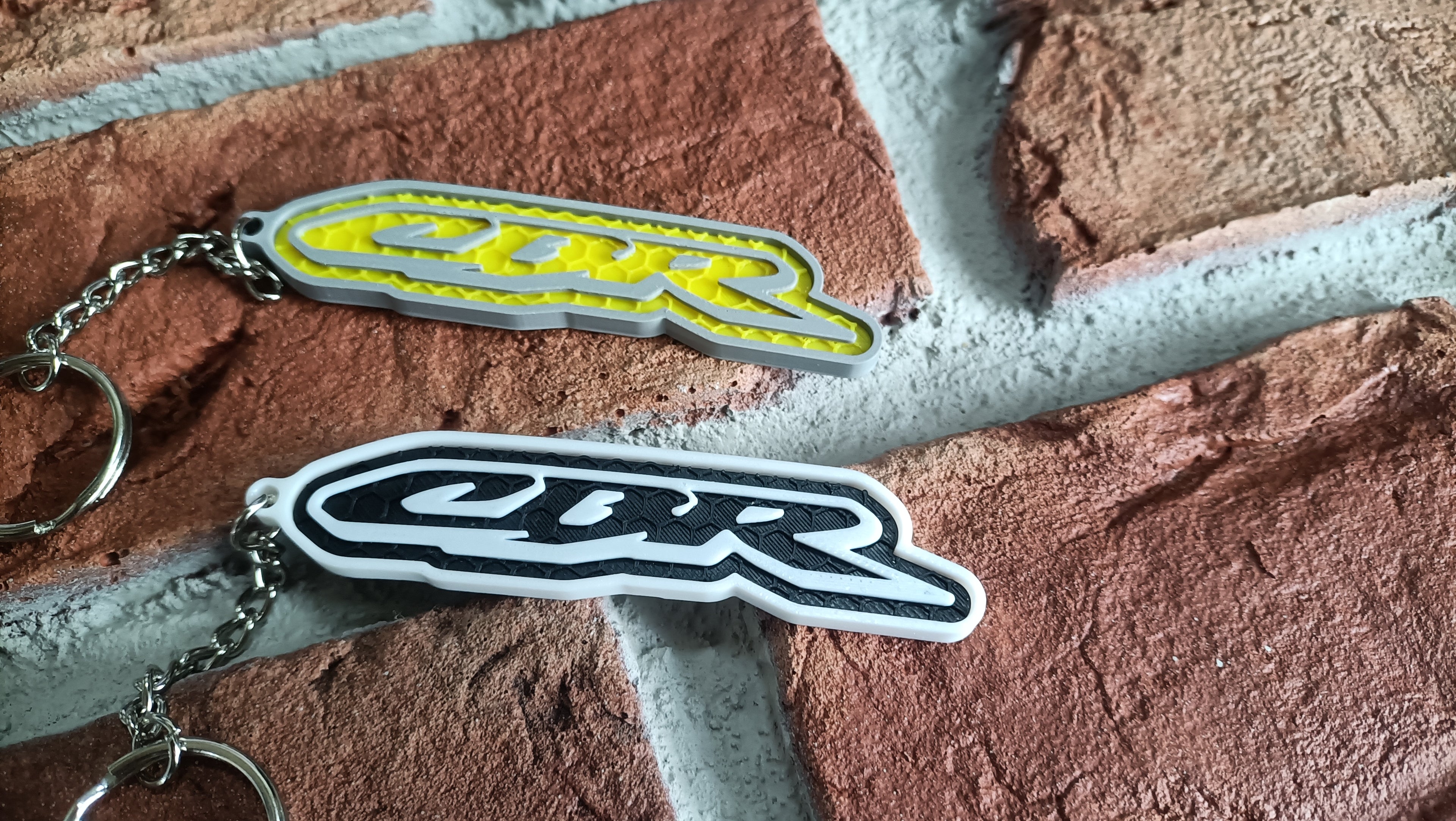 Honda CBR Logo Keyring/Charm — 2 Colour options