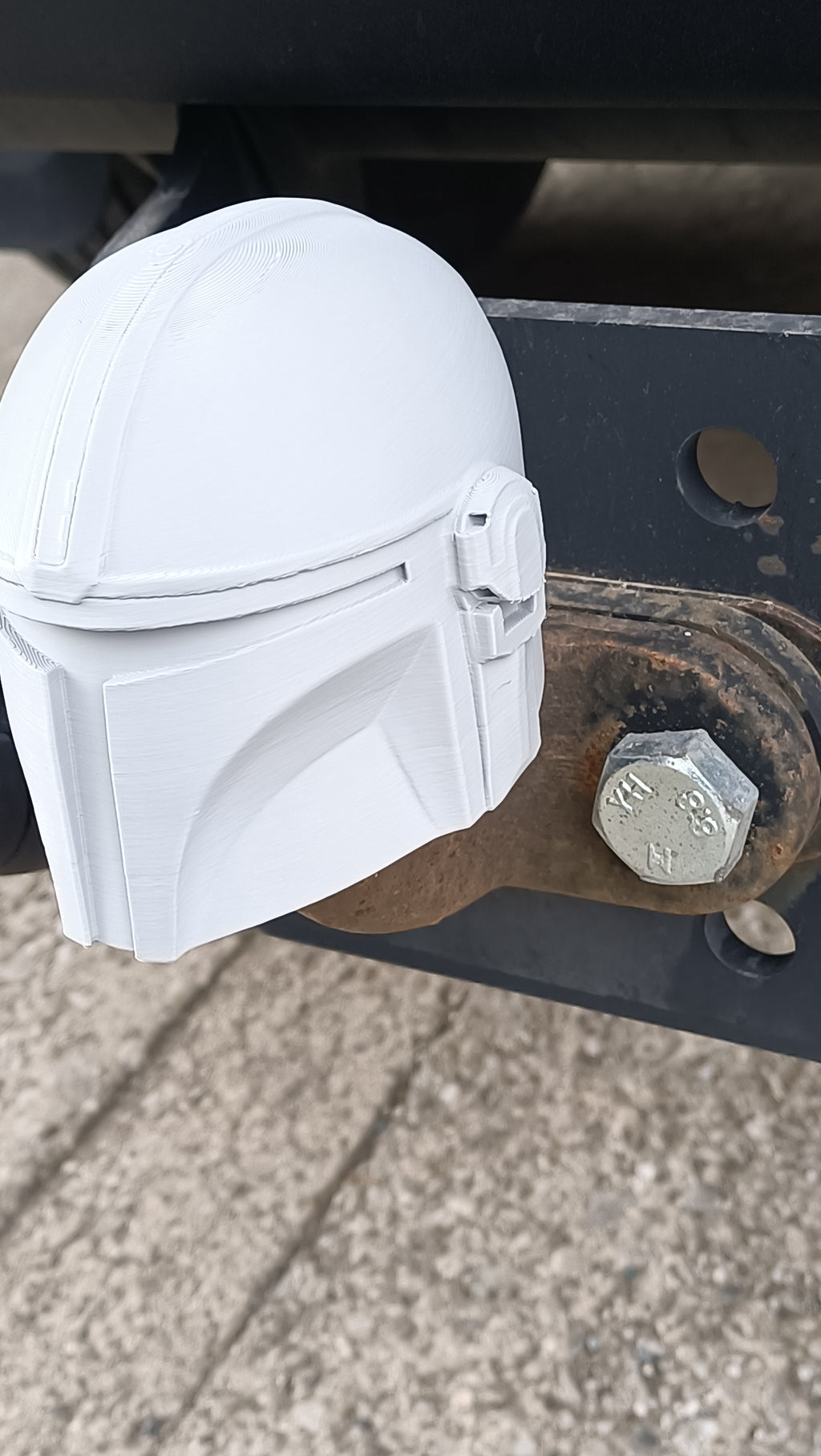 Tow Ball Hitch Protector - Bounty Hunter Helmet