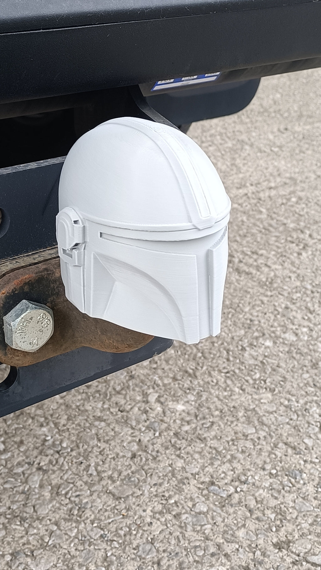 Tow Ball Hitch Protector - Bounty Hunter Helmet
