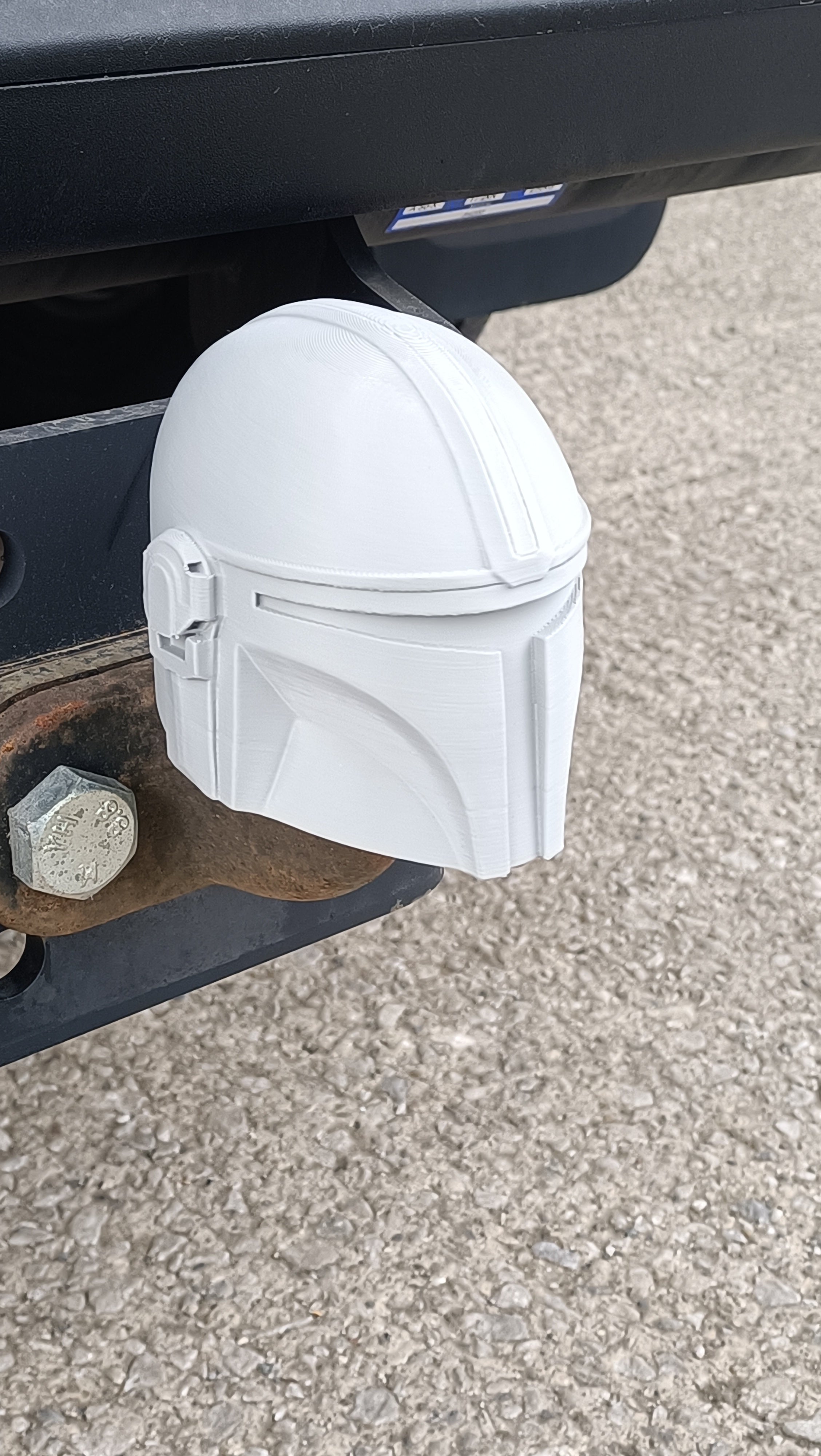 Tow Ball Hitch Protector - Bounty Hunter Helmet