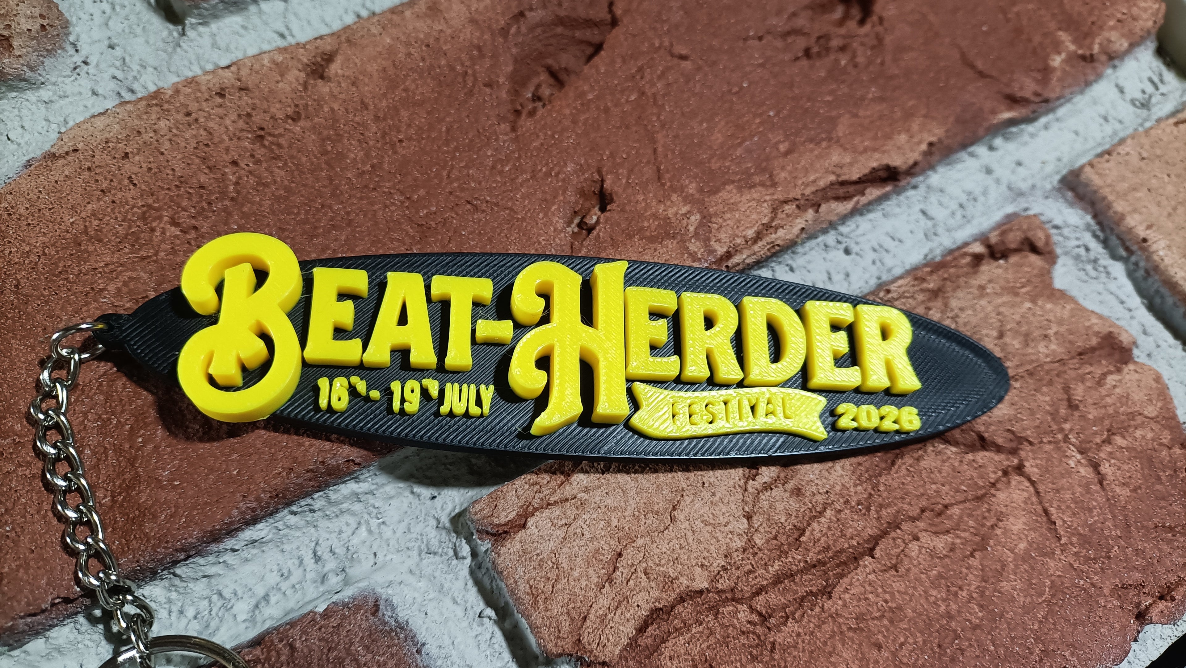 Beat-Herder Festival 2026 Keyring — 16th–19th July