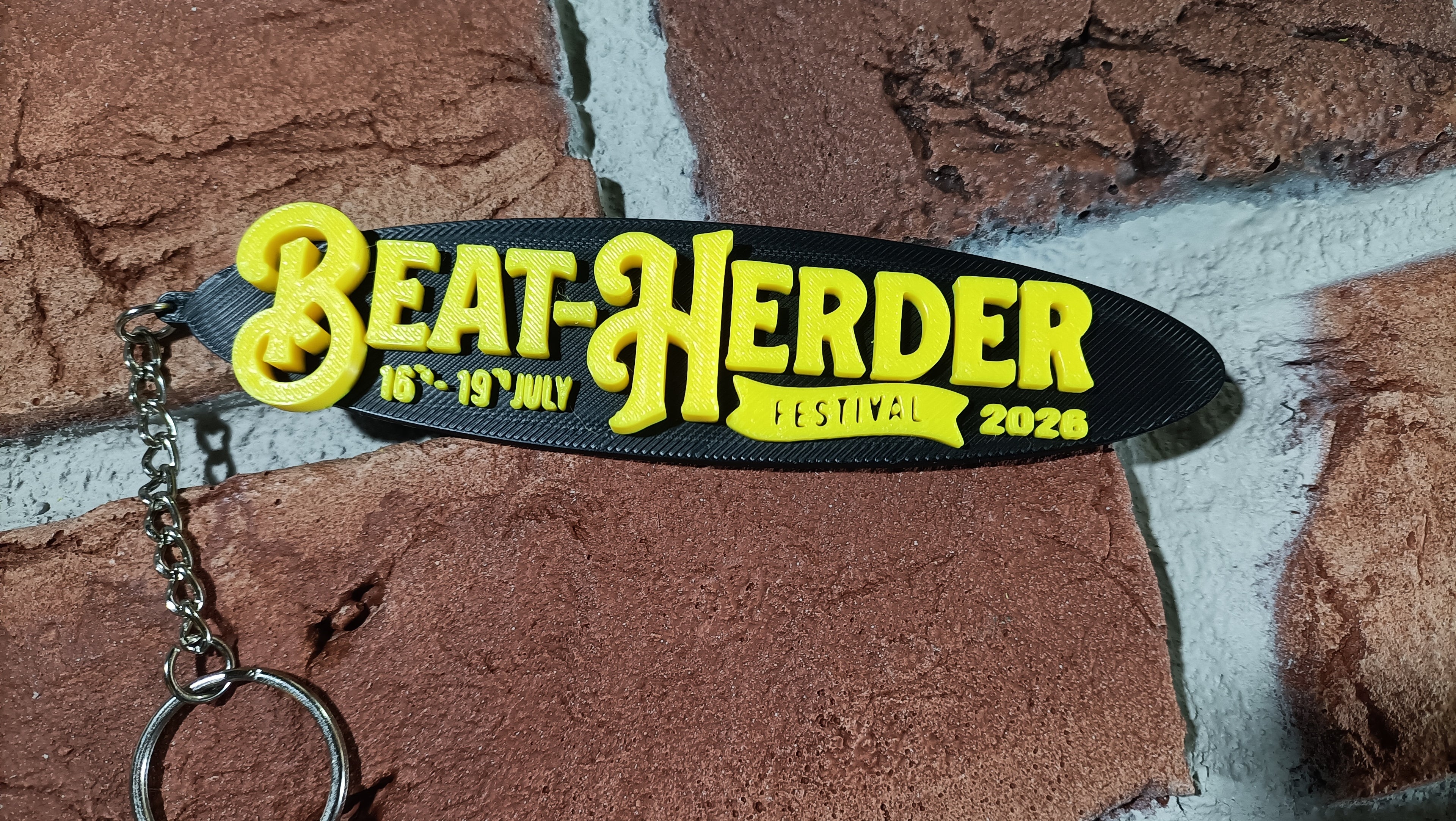 Beat-Herder Festival 2026 Keyring — 16th–19th July