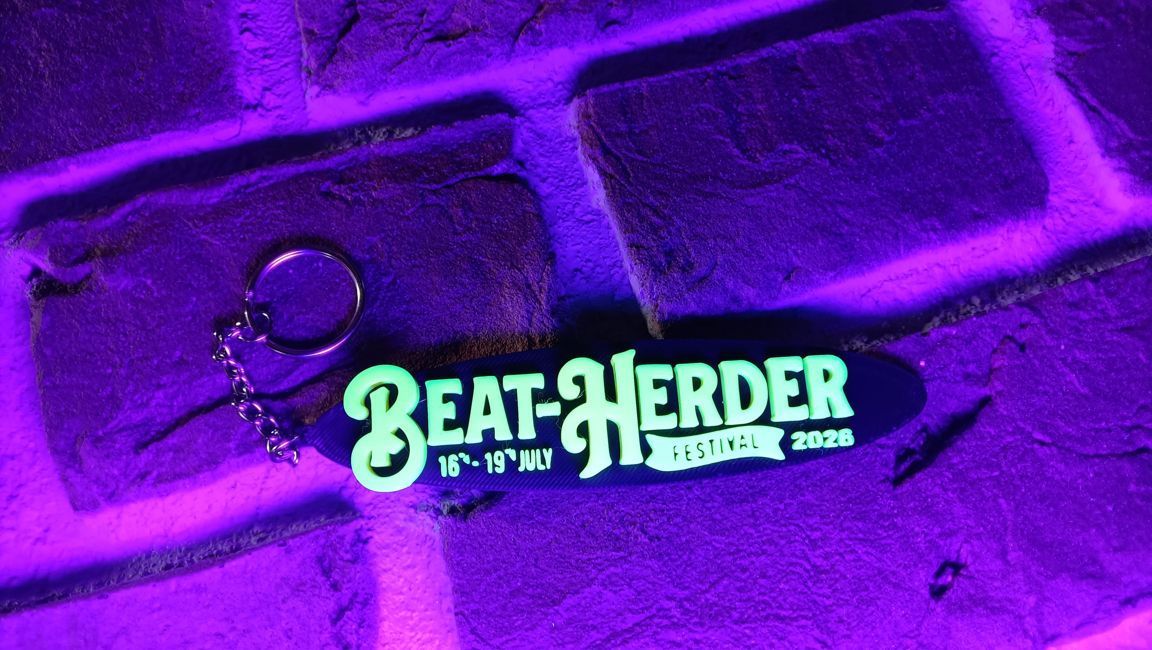 Beat-Herder Festival 2026 Keyring — 16th–19th July